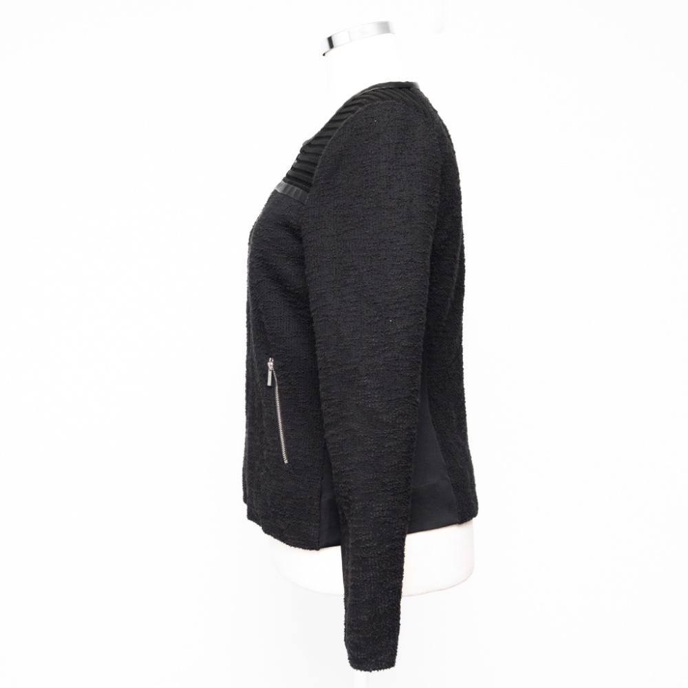 Calvin Klein - Textured Moto-Style Zip‎ Jacket - Picture 6 of 9